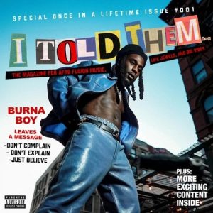 Burna Boy – Cheat On Me ft. Dave