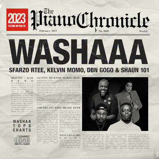 Sfarzo Rtee – Washaaa ft. Kelvin Momo, DBN Gogo & Shaun 101